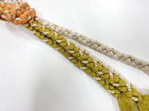 正絹　手組帯締め